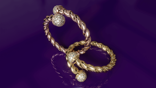 Basic Training_Rope with Pave Sphere Ring