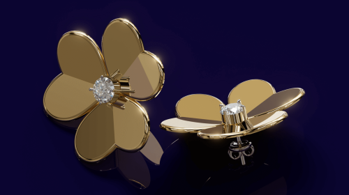 VC Clover Earrings 2